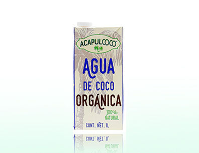 Agua de Coco Orgánica Calahua Acapulcoco 1L