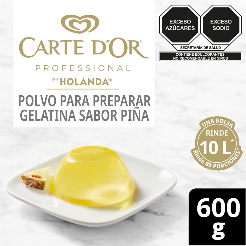 Gelatina de agua Carte D'Or sabor piña 600g