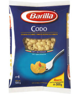 Pasta Codo 4 Barilla 12/500GR