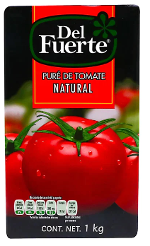 Pure Tomate Fuerte Natural 1 KG Tetra