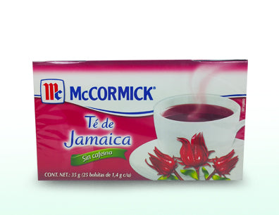 Té Jamaica McCornick 25 Sobres