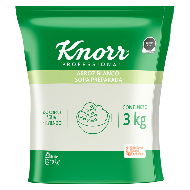 Sopa Knorr arroz blanco 3kg