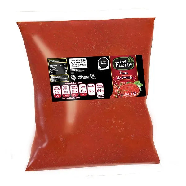Pasta de Tomate del Fuerte Bolsa 3kg