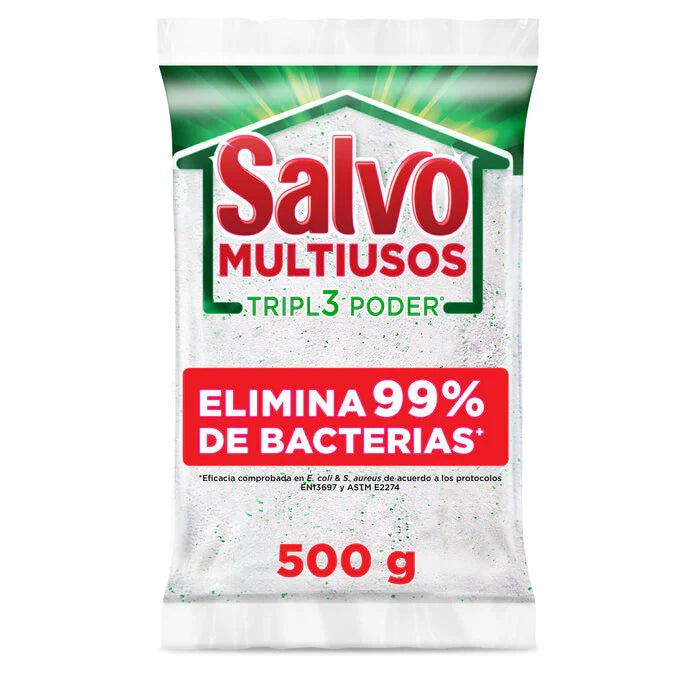 Detergente en Polvo Salvo Plus 500g