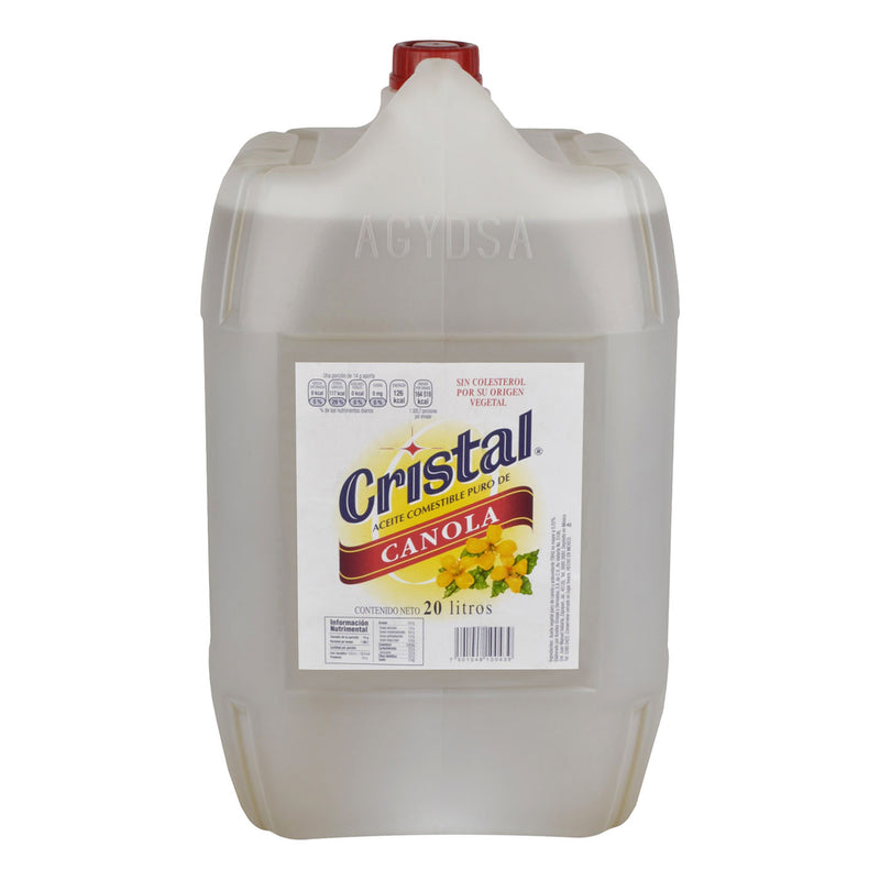 Aceite Vegetal Cristal Canola bidon 20L