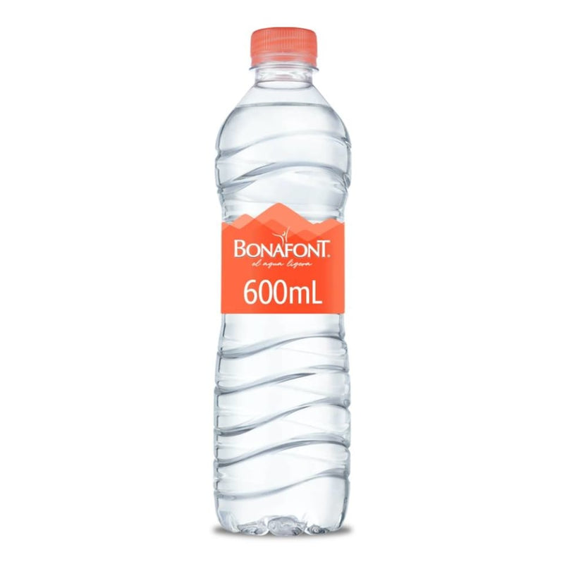 Agua purificada Bonafont 600ml