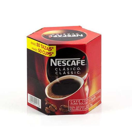 cafe soluble nescafe clasico exhibidor con 16 stick 14 g