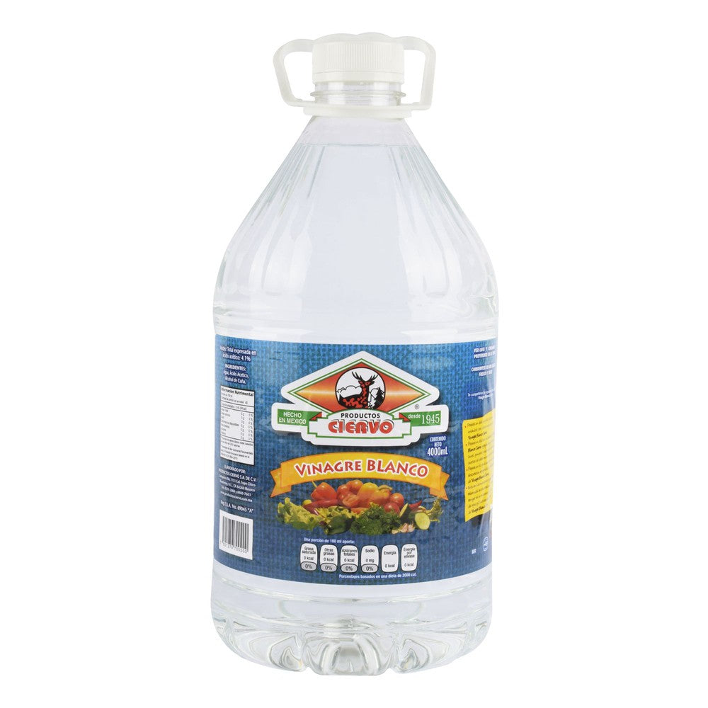 Vinagre Blanco Ciervo 4 L