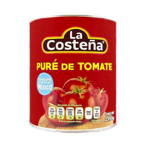 Puré de tomate costeña lata 2.95kg