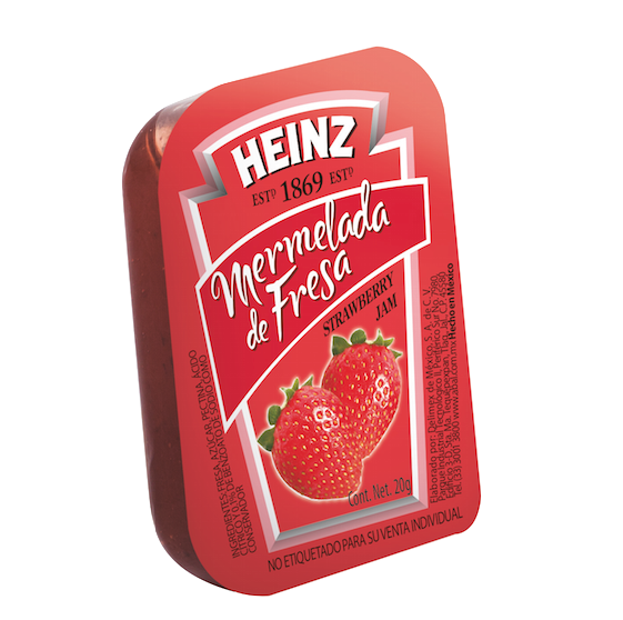 Mermelada de fresa Heinz 120/20g