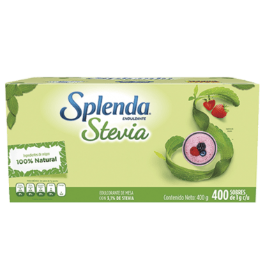 Endulzante Splenda Naturals con Stevia 400/2g