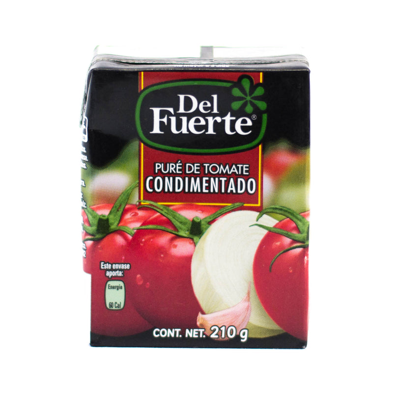 Puré de tomate Del Fuerte condimentado 210g