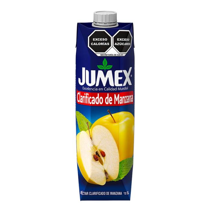 Jugo de Manzana clarificado Jumex 1L