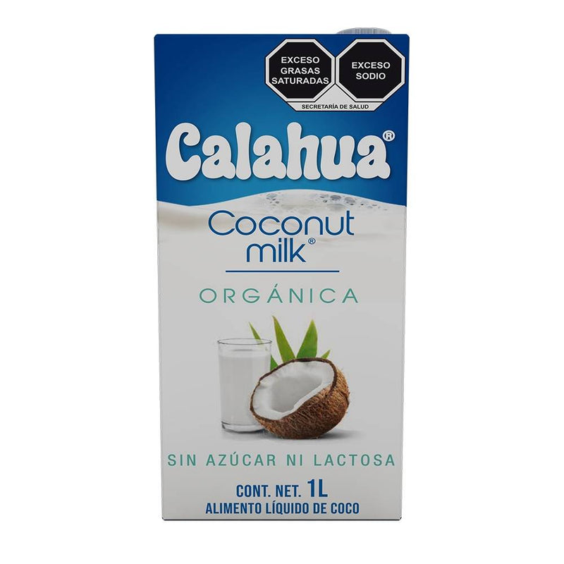 Leche de coco orgánica Calahua 1L