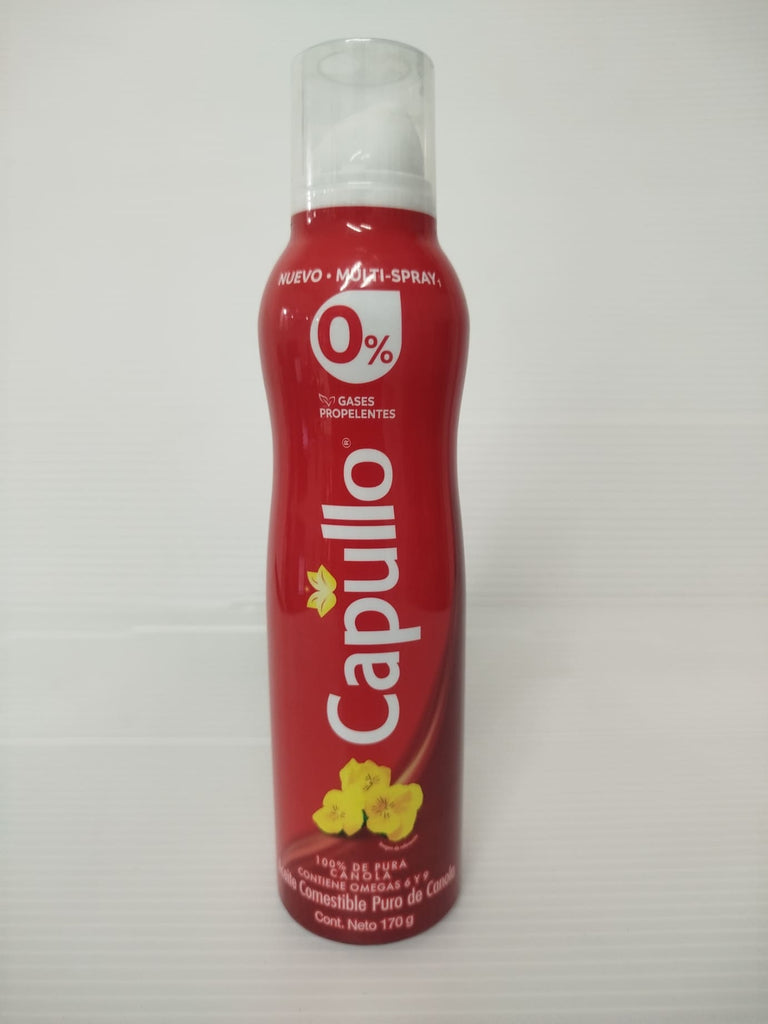 Aceite Puro de Canola Capullo Aerosol 170g