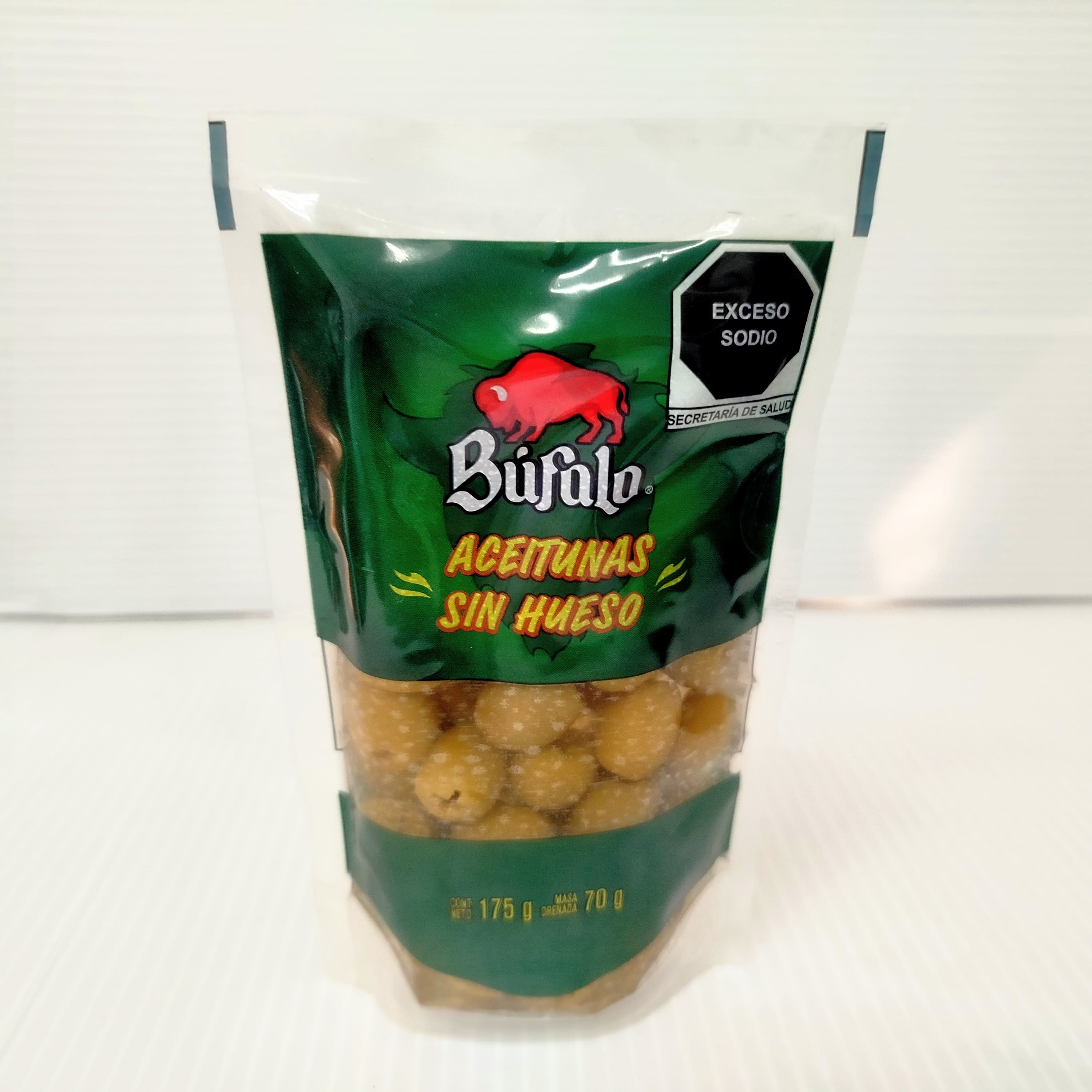 Aceituna Deshuesada Búfalo 175g Bolsa