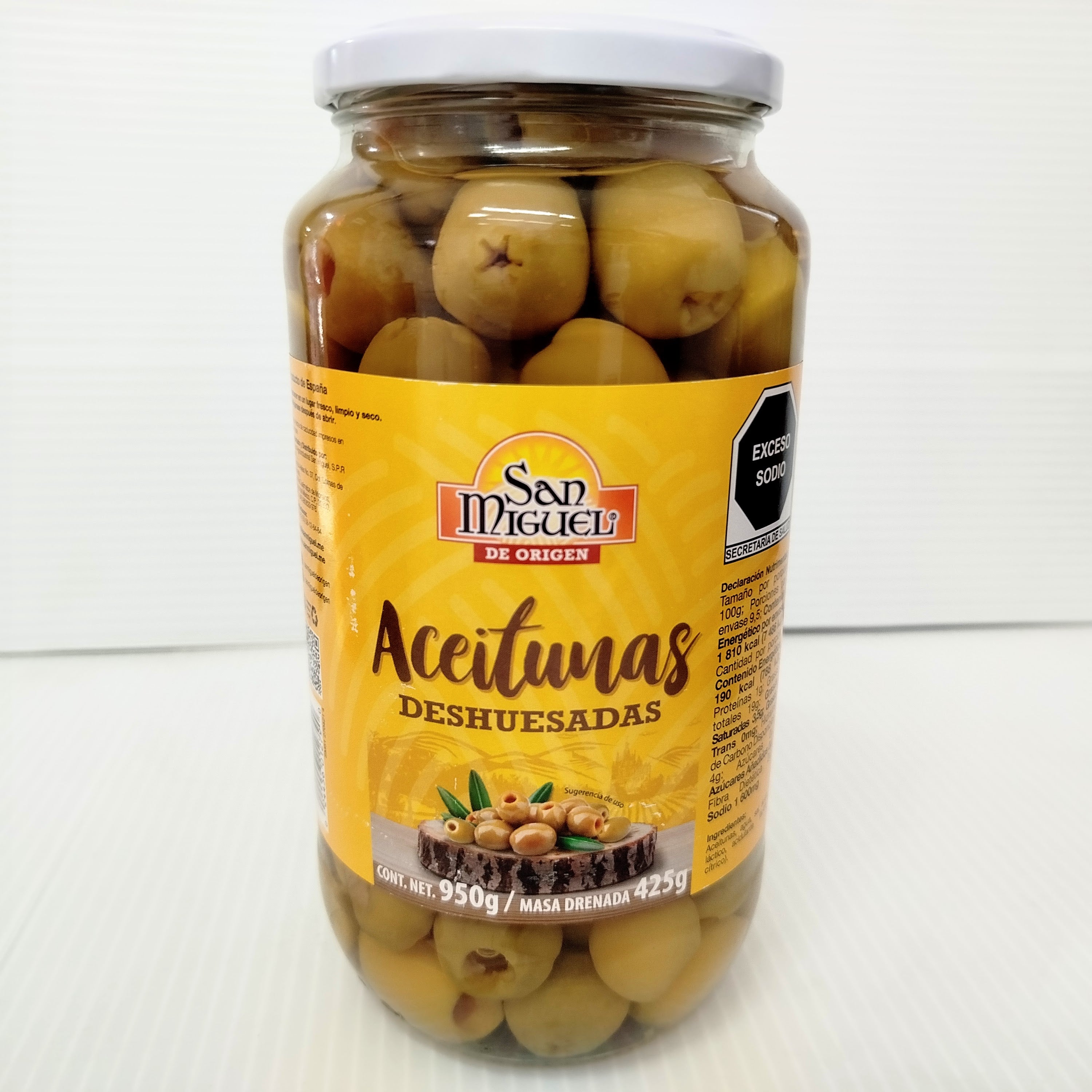 Aceituna Deshuesada San Miguel 950g