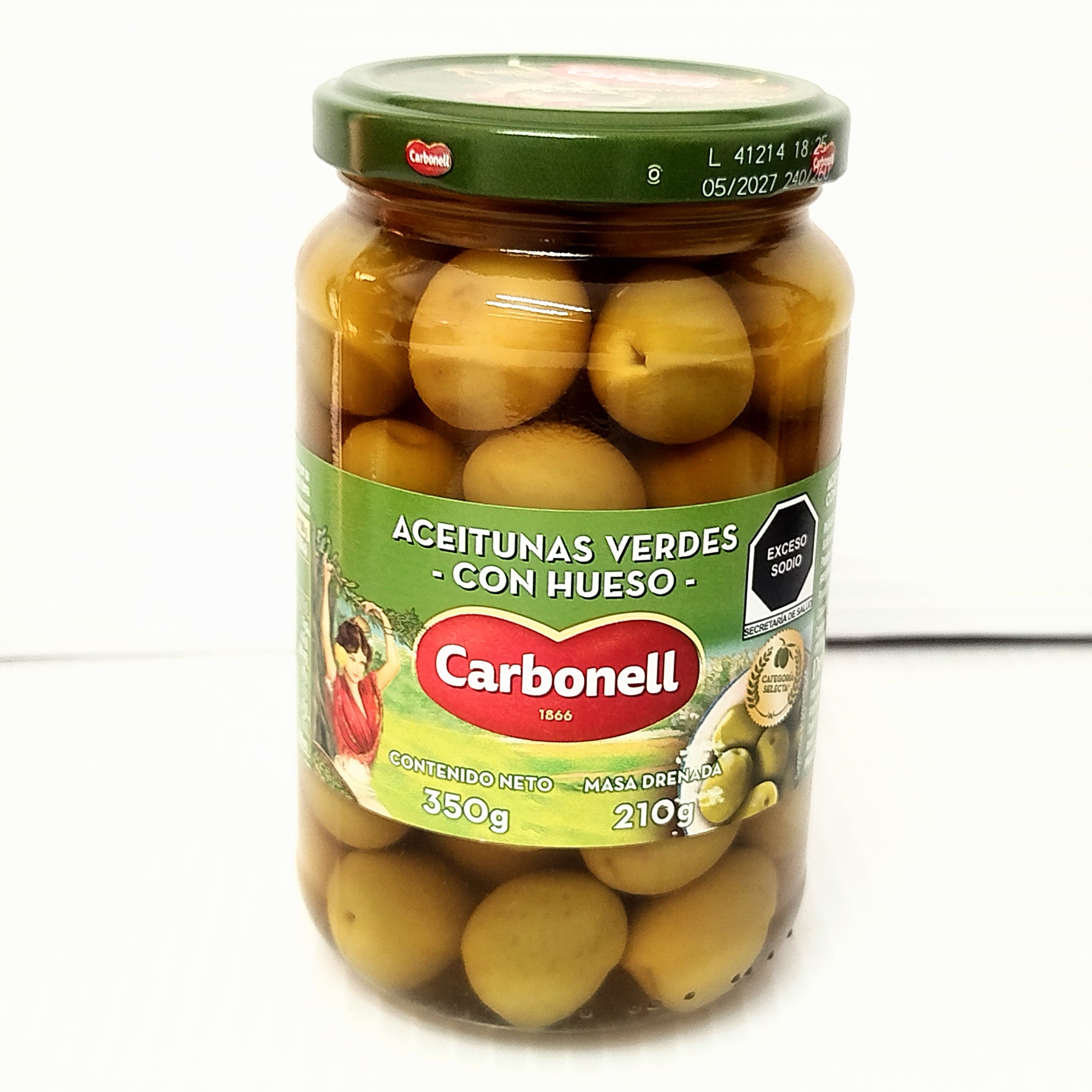 Aceituna Con Hueso Carbonell 350 g