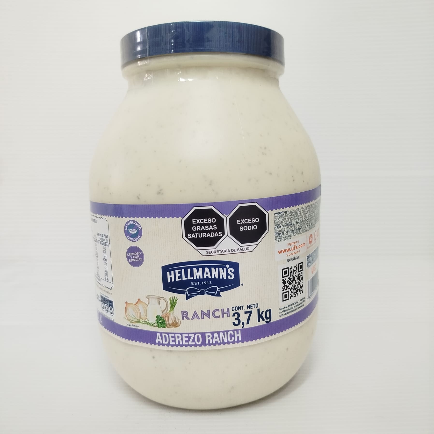 Aderezo Ranch Hellmann's 3.7L