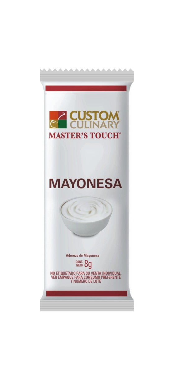 Mayonesa Custom Culinary 204 sobres de 8 g