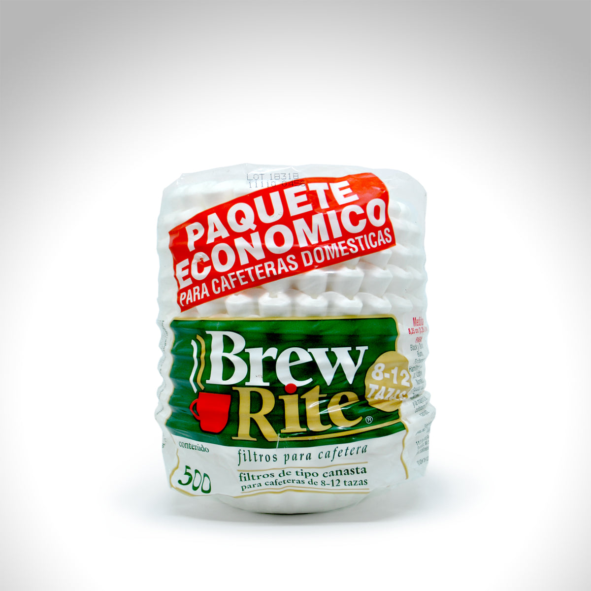 Filtros para Cafetera Brew Rite con 500 pzas