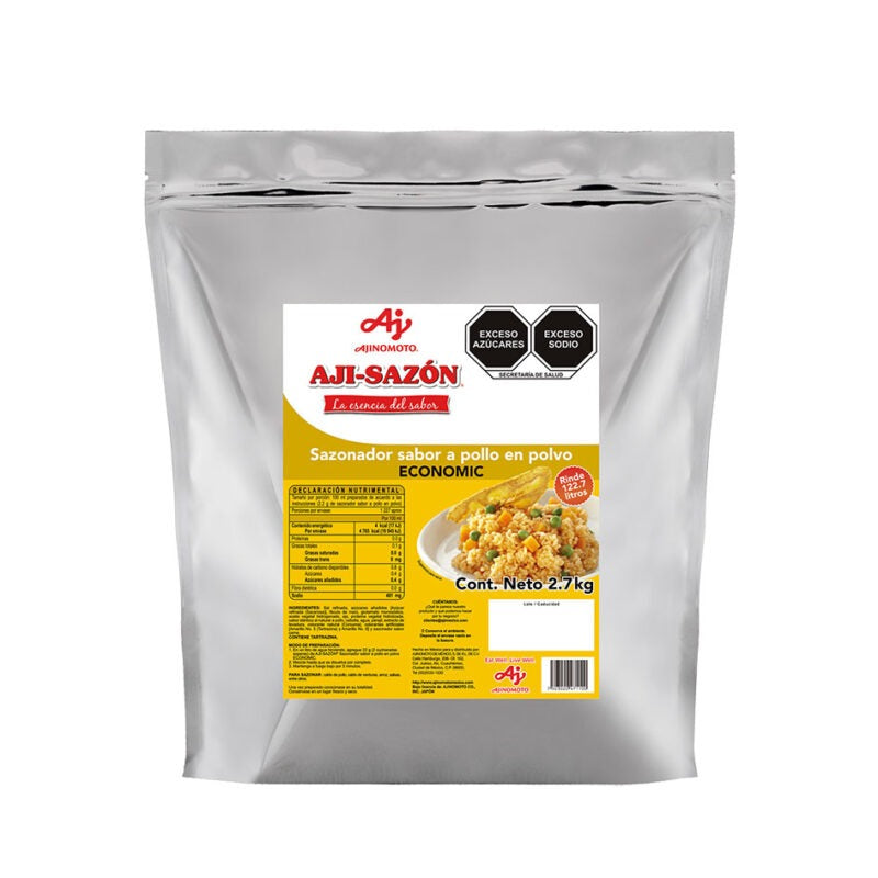 SAZONADOR EC POLLO AJI-SAZON 2.7 Kg.