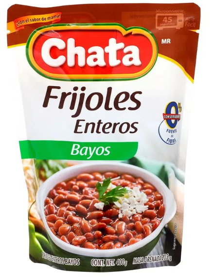 Frijol Entero Bayo Chata 400g