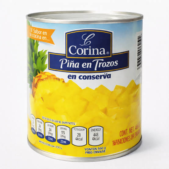 PIÑA EN TROZOS CORINA 850 GR