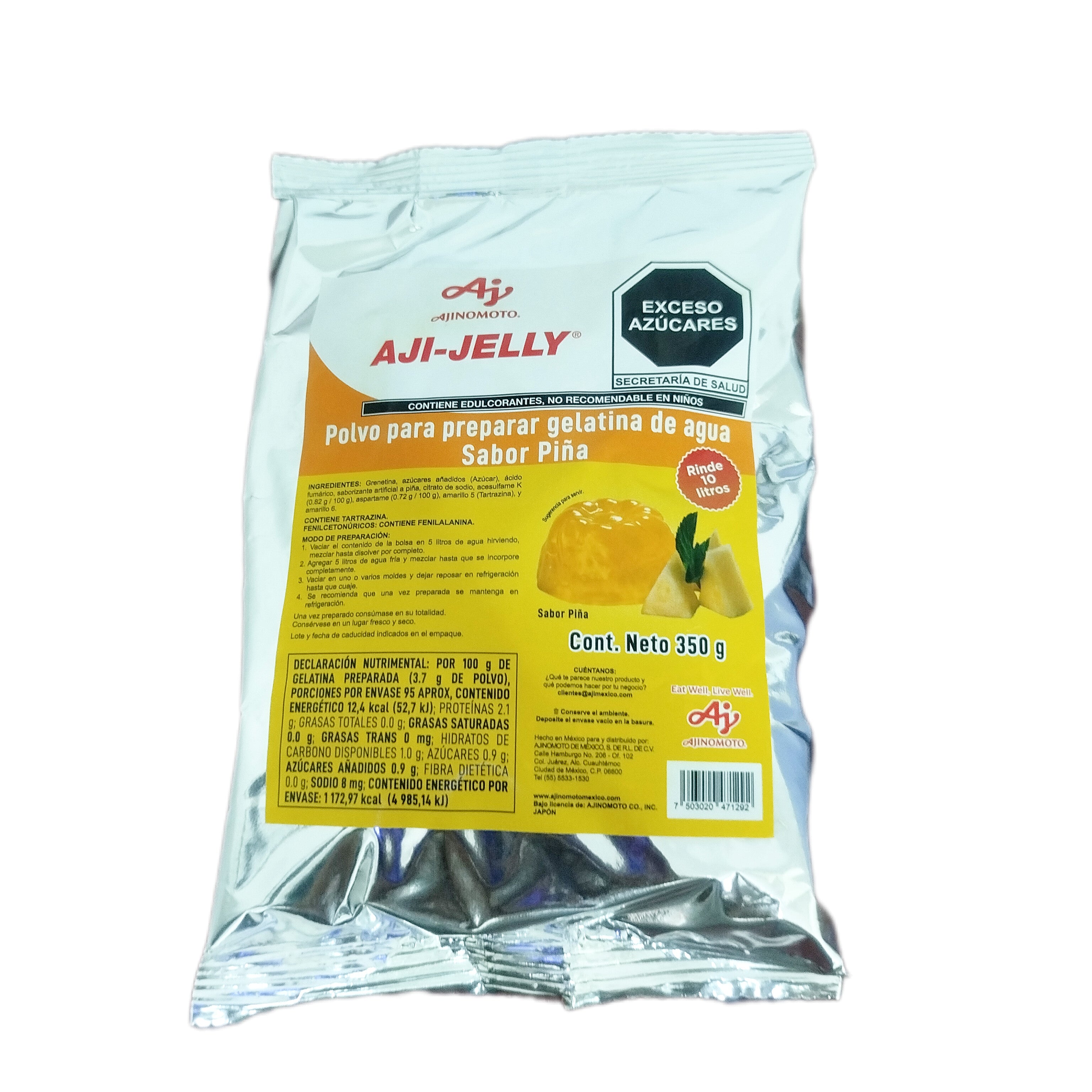 Gelatina Piña Aji-Jelly 350 g.
