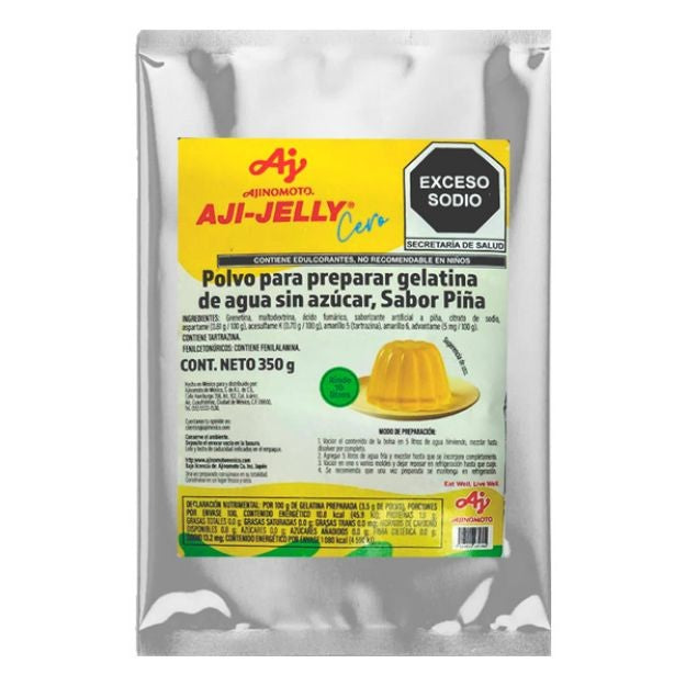 Gelatina Piña Aji-Jelly Cero 350 g