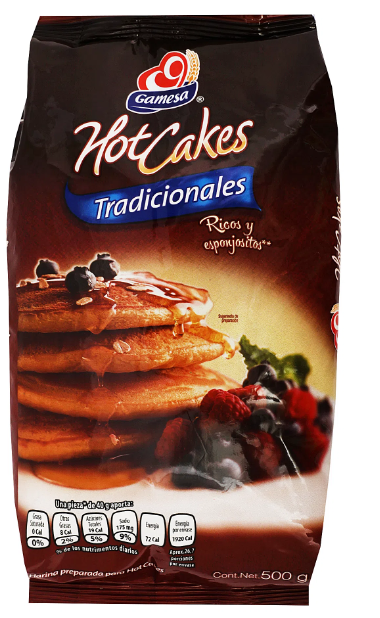 Harina para Hot Cakes Gamesa 500G