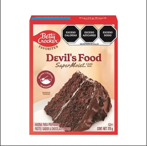 Harina para Pastel Chocolate Devils' Food Betty 375g