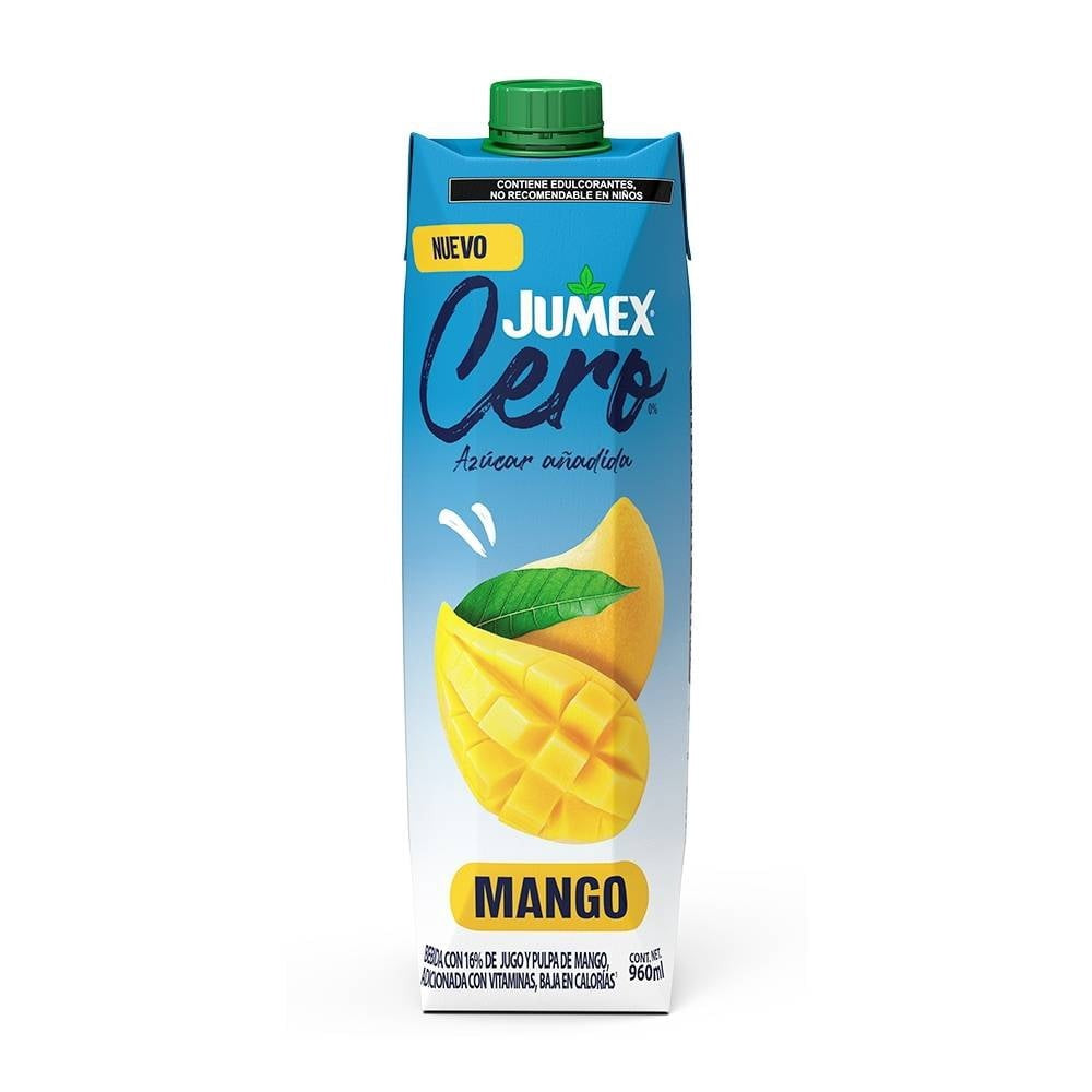 Néctar de Mango Jumex Cero sin Azúcar Añadida 960 ml