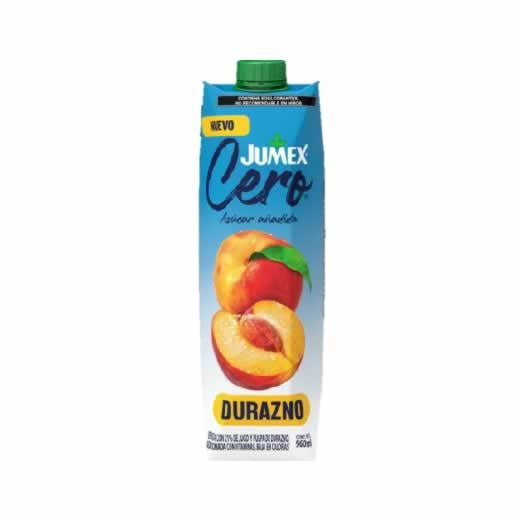 Néctar de Durazno Jumex Cero sin Azúcar Añadida 960 ml