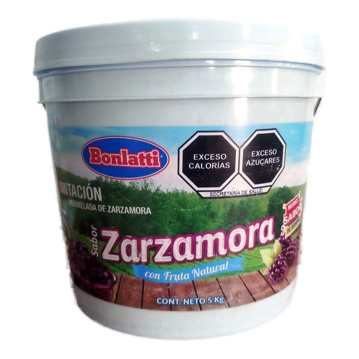 Mermelada de Zarzamora Bonlatti cubeta 5 kg