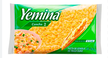 Pasta Yemina Concha No.2 200g