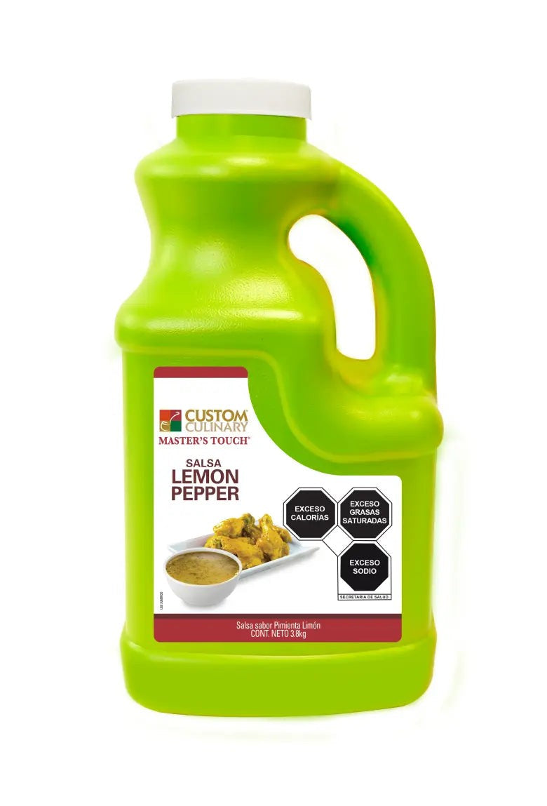 Salsa Lemon Pepper Custom Culinary 3.7 kg