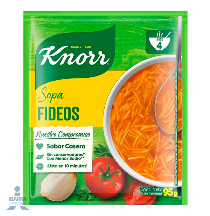 Sopa Knorr Fideo 95GR