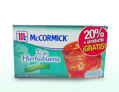 Té Hierbabuena McCormick 25 Sobres