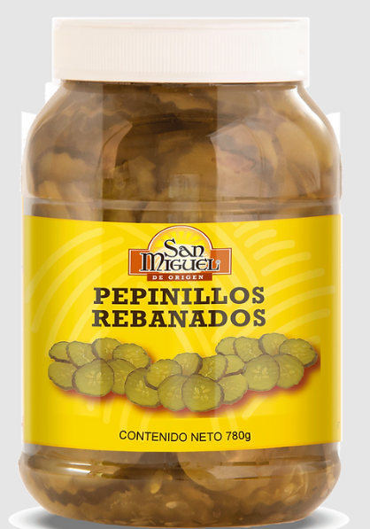 Pepinillo Rebanado San Miguel 780GR