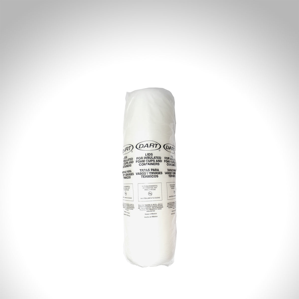 Tapa para Vaso para Popote Dart 16SL con 100 pzas
