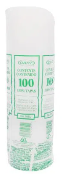 Tapa para Vaso Dart 10oz con 100 pzas