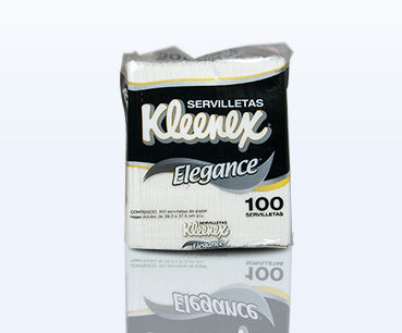 Servilleta Klennex Elegante Paquete con 100 pzas