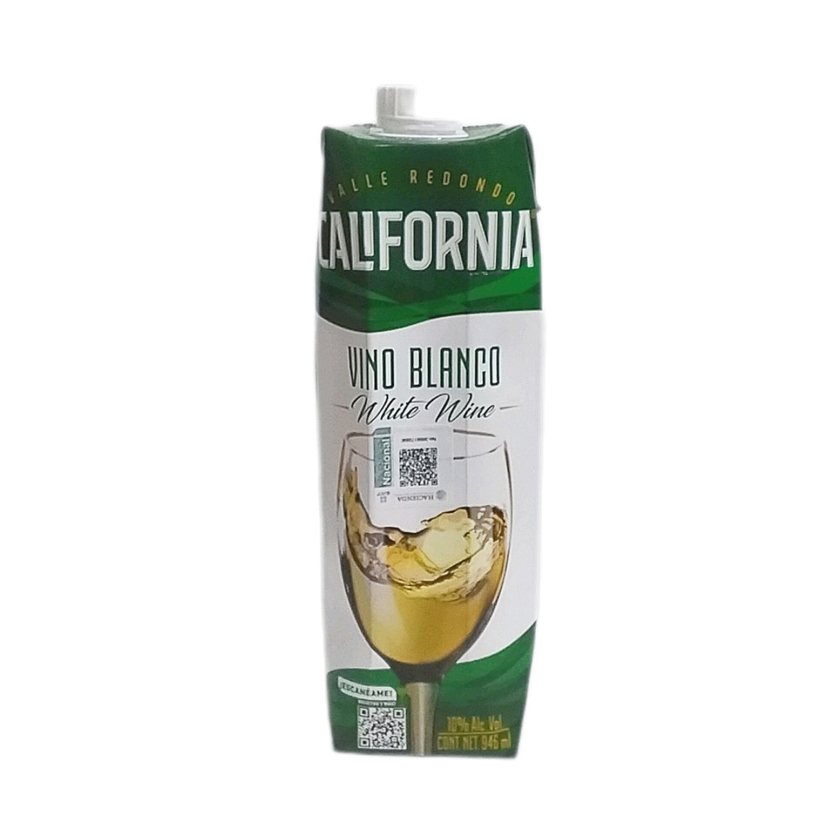 Vino Blanco California Tetra Brik 946 ml