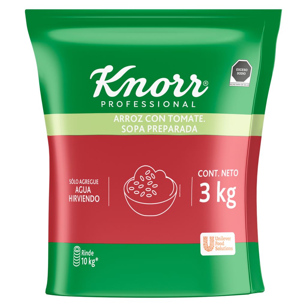 Sopa Knorr arroz rojo 3kg