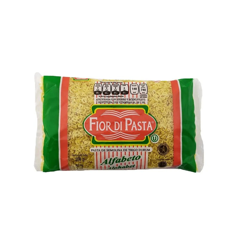 Alfabeto Fior Di Pasta 200g 20pzas