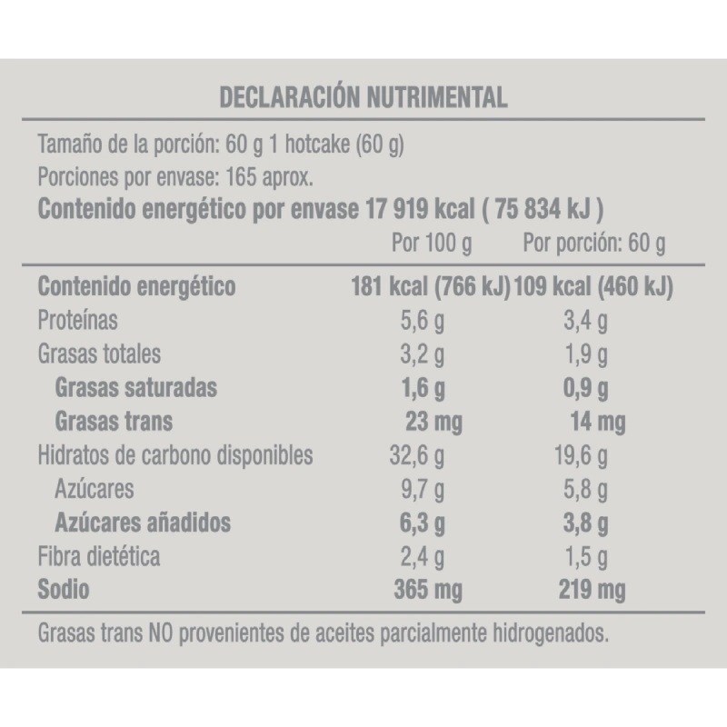 Harina para Hot Cakes Carte D'Or 5kg