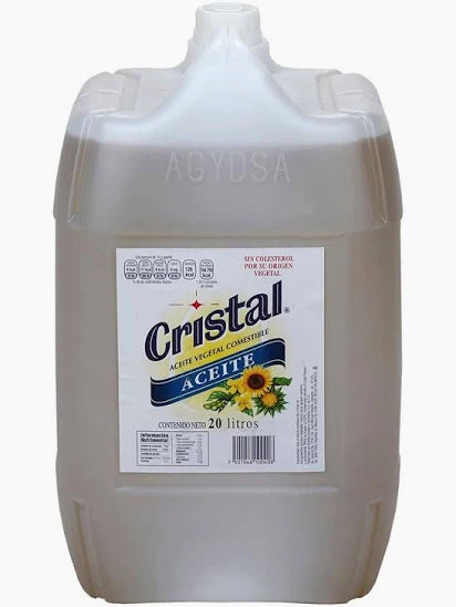 Aceite Vegetal Cristal Bidón 20 L