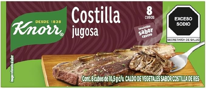 Knorr Caldo De Costilla Con 8 Cubos