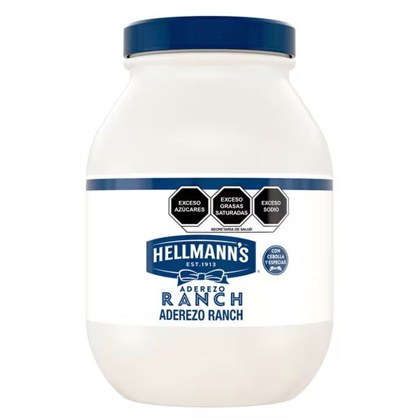 Aderezo Ranch Económico Hellmann's 3.7L